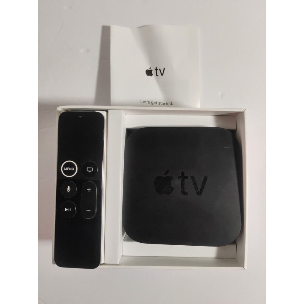 Apple TV 4K 32GB Model A1842 w/Siri Remote A1962 & Power Cord - Apple Tested